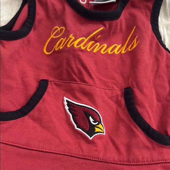 Cardinals Kids Dress - Red and Black - Picture 5 of 6